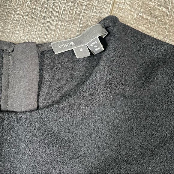 VINCE MIDI Dress Black Size S - Picture 3 of 8